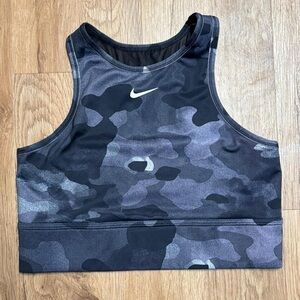 Nike Camo Dri-FIT Sports Bra Workout Top